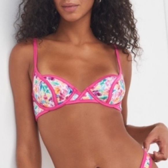 New! for love and lemons watercolor floral bra 3802